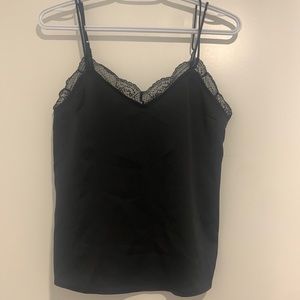 Abercrombie and Fitch Double Strap Lace Trim Cami XS